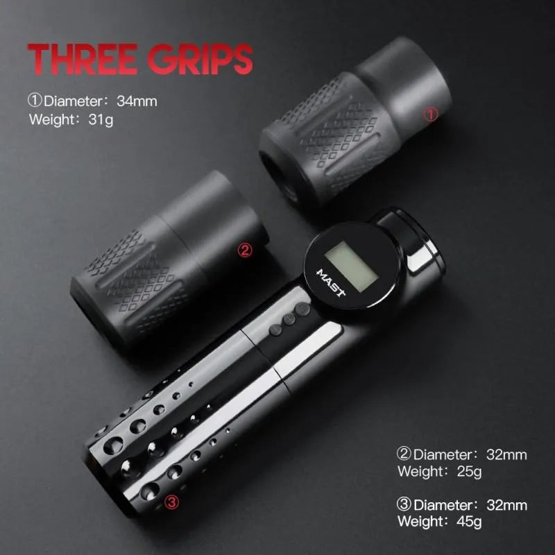 Mast Archer Max Wireless Tattoo Pen – Includes Charging Cable & 2 Protective Cases