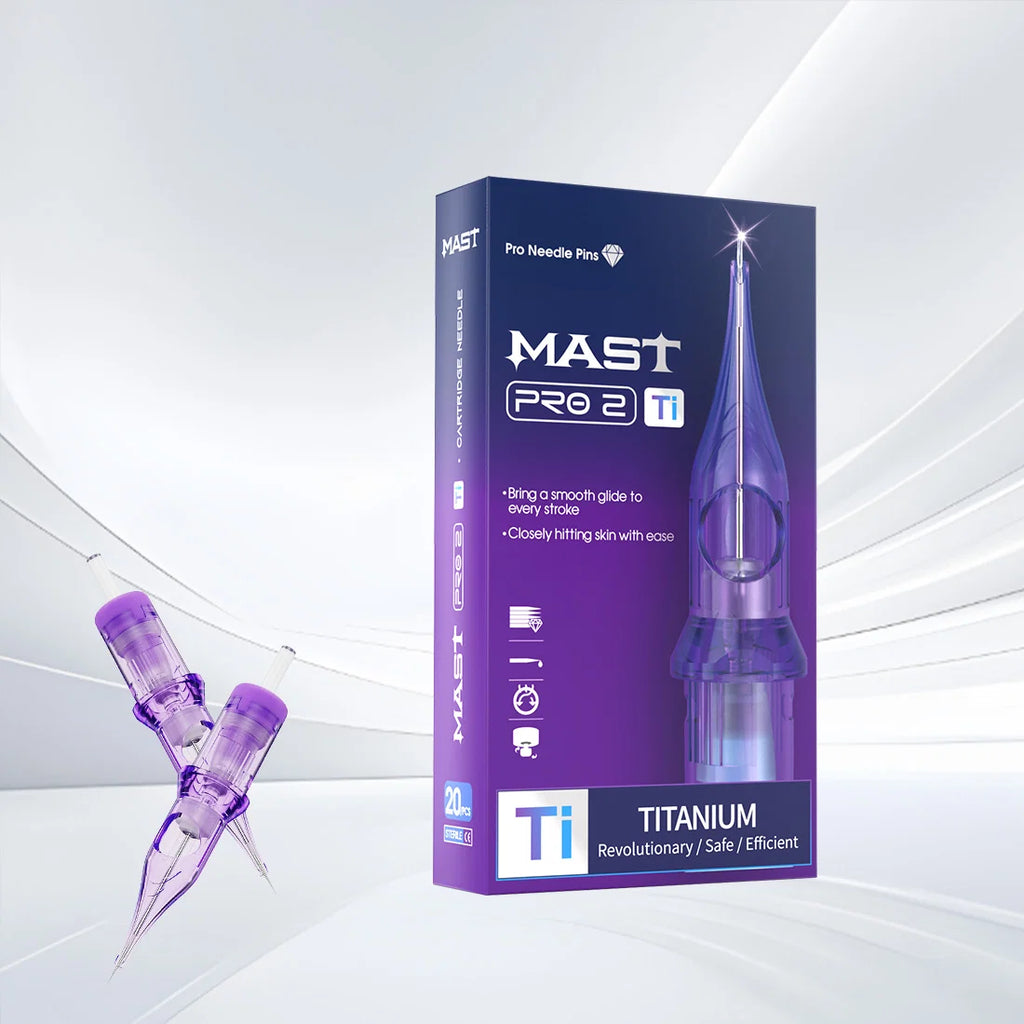 Mast Pro2 Ti Series Tattoo Cartridge Needles 0801RL - Box of 20