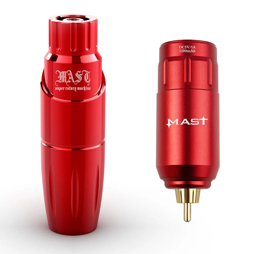 Mast Tour Wireless Tattoo Machine with Battery | Mast Tour (RED)
