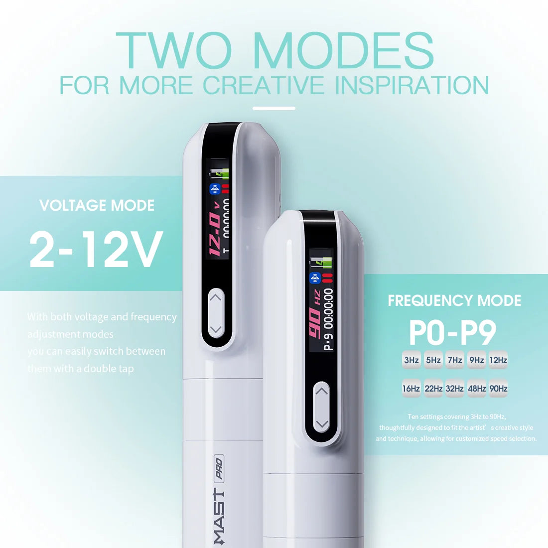 MAST Y22 PRO | WIRELESS PMU PEN MACHINE WITH BLUETOOTH