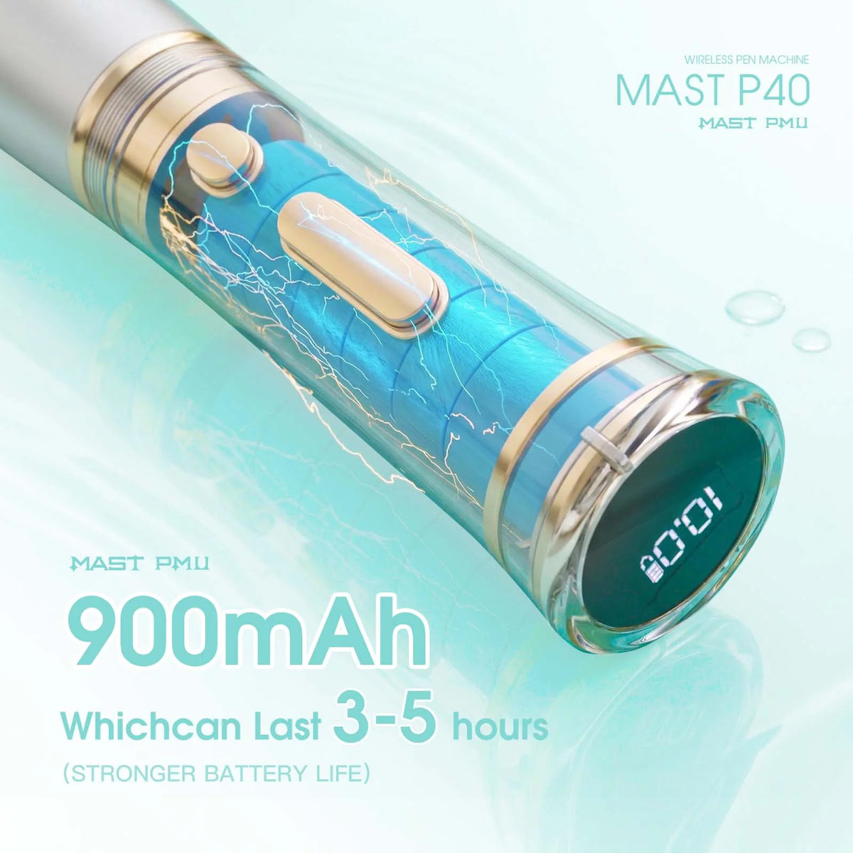 Dragonhawk Wireless Tattoo Pen Machine with 2.5MM Stroke | Mast P40