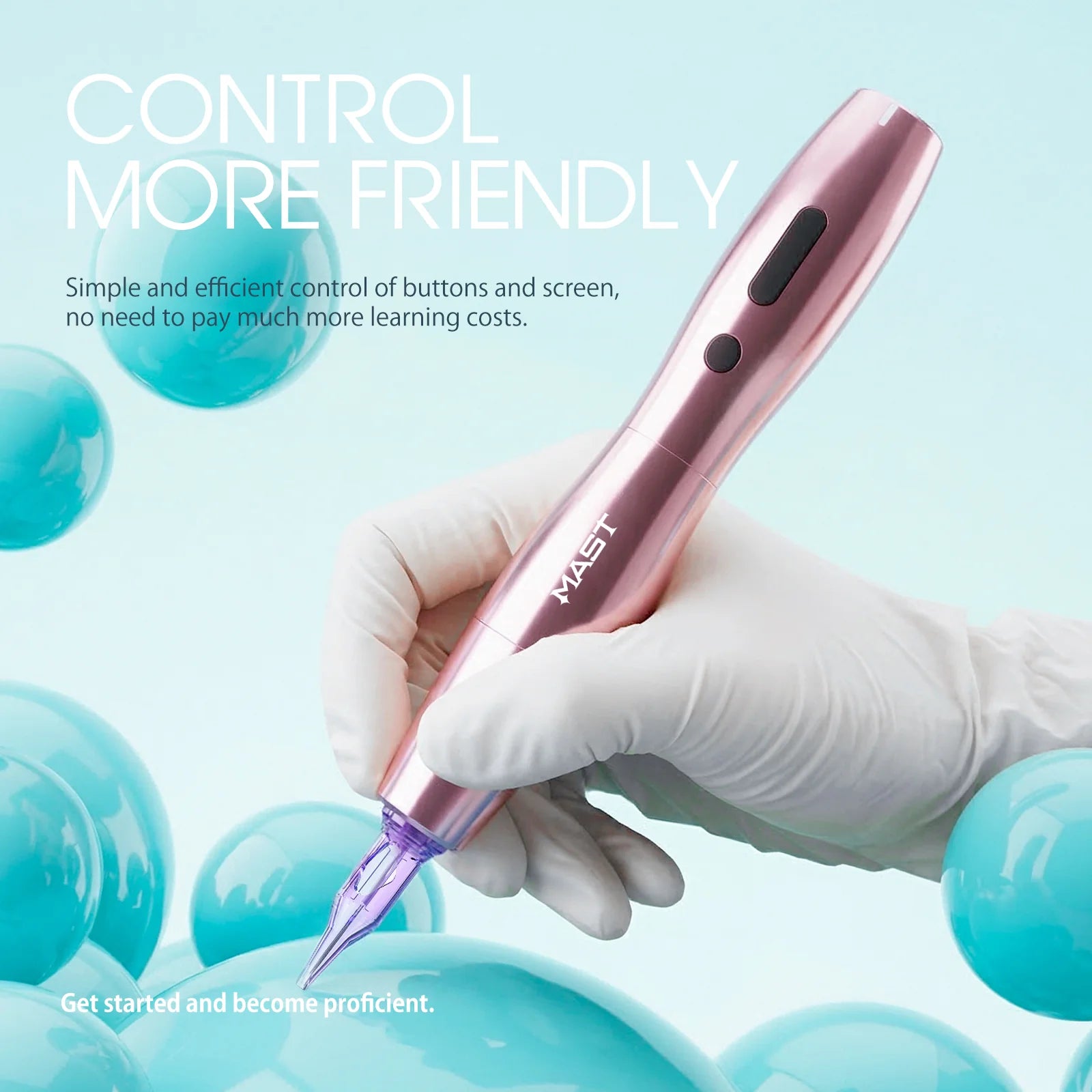 MAST P20 | WIRELESS ROTARY PMU PEN MACHINE WITH CORELESS MOTOR AND 2 BATTERIES