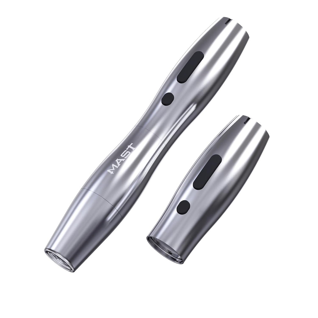 Mat P20 Wireless Tattoo Pen Machine Gray With 2.5MM Stroke Permanent Makeup| (2 Batteries ver.)