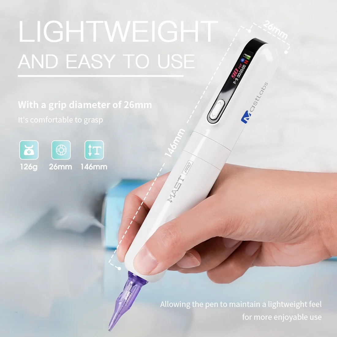 MAST Y22 PRO | WIRELESS PMU PEN MACHINE WITH BLUETOOTH