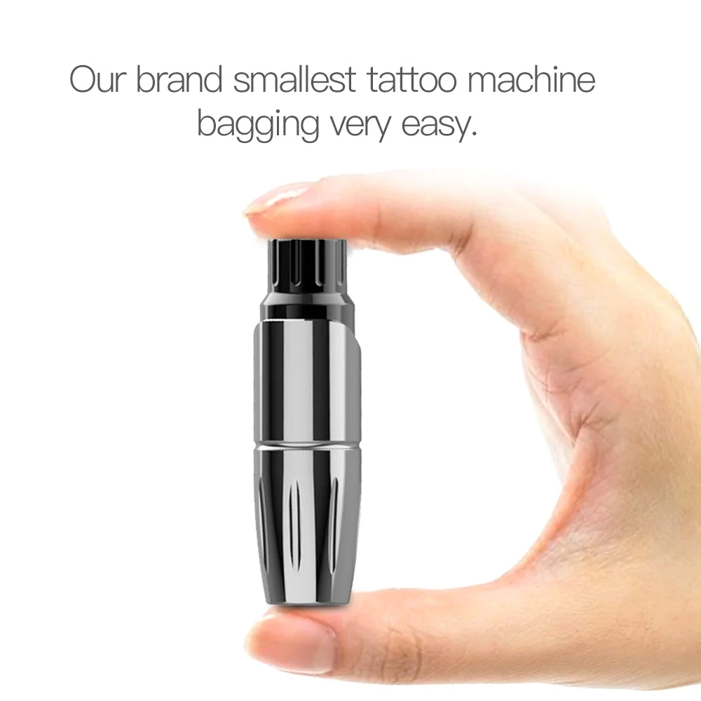 Mast Tour Tattoo Machine – Black, Wired Rotary Tattoo Pen Machine with Cable | Requires Separate Power Supply