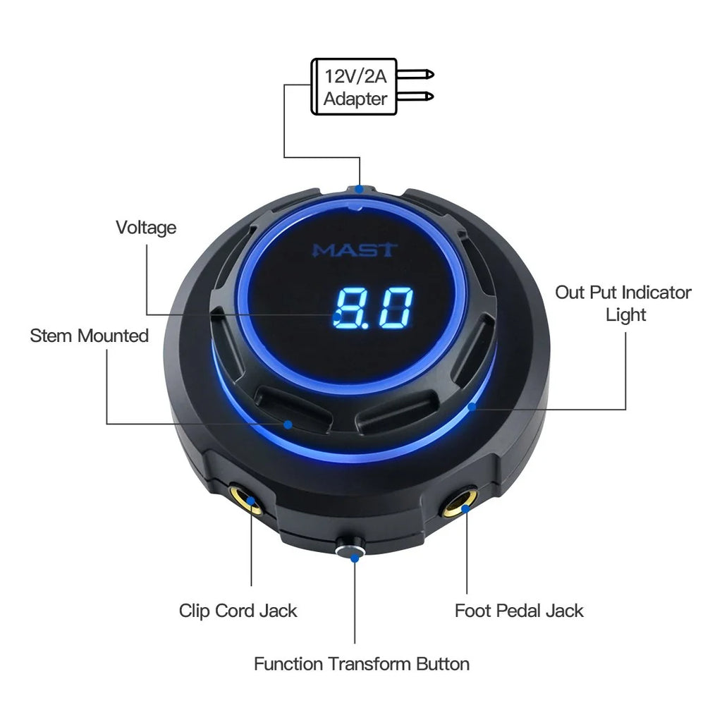 Dragonhawk Mast Halo Tattoo Power Supply Dual Mode Start-Up