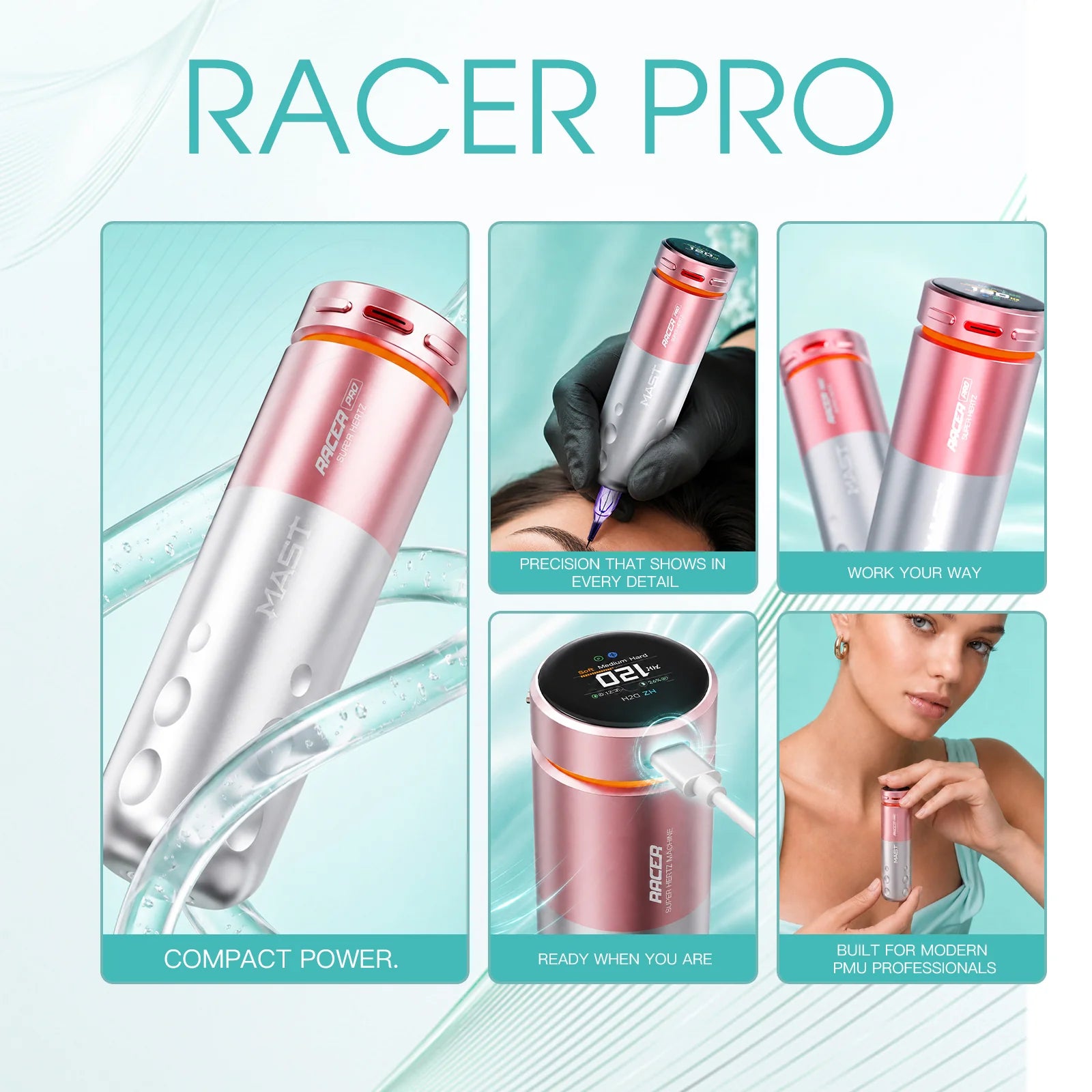 MAST RACER PRO | WIRELESS PMU MACHINE WITH 4.2MM STROKE AND DUAL MODES