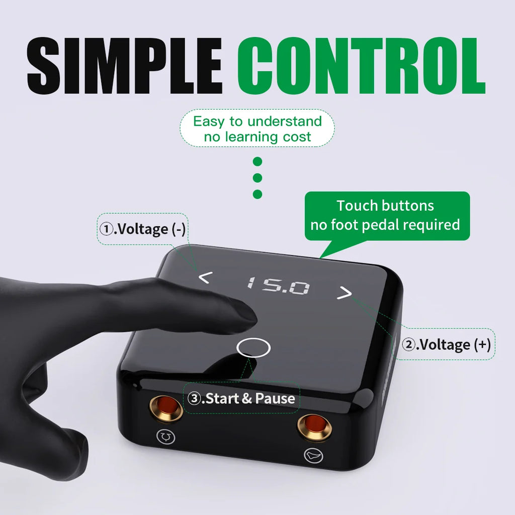 Mast Dragonhawk Tattoo Power Supply Dual Mode Start-Up for Tattoo Machines