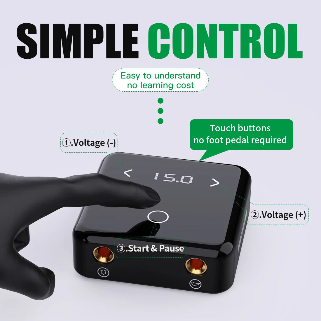 Mast Dragonhawk Tattoo Power Supply Dual Mode Start-Up for Tattoo Machines