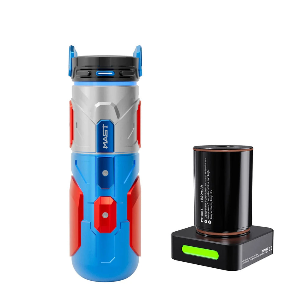 Dragonhawk Mast Racer Pro Armor Edition Wireless Tattoo Pen Machine – Purple | 4.2mm Stroke | 2 Batteries