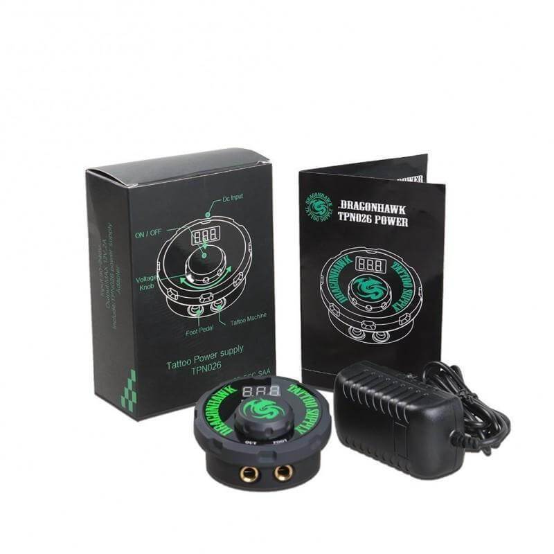 Mast Dragonhawk Airfoil Tattoo Power Supply for Tattoo Machine Tattoo Artists