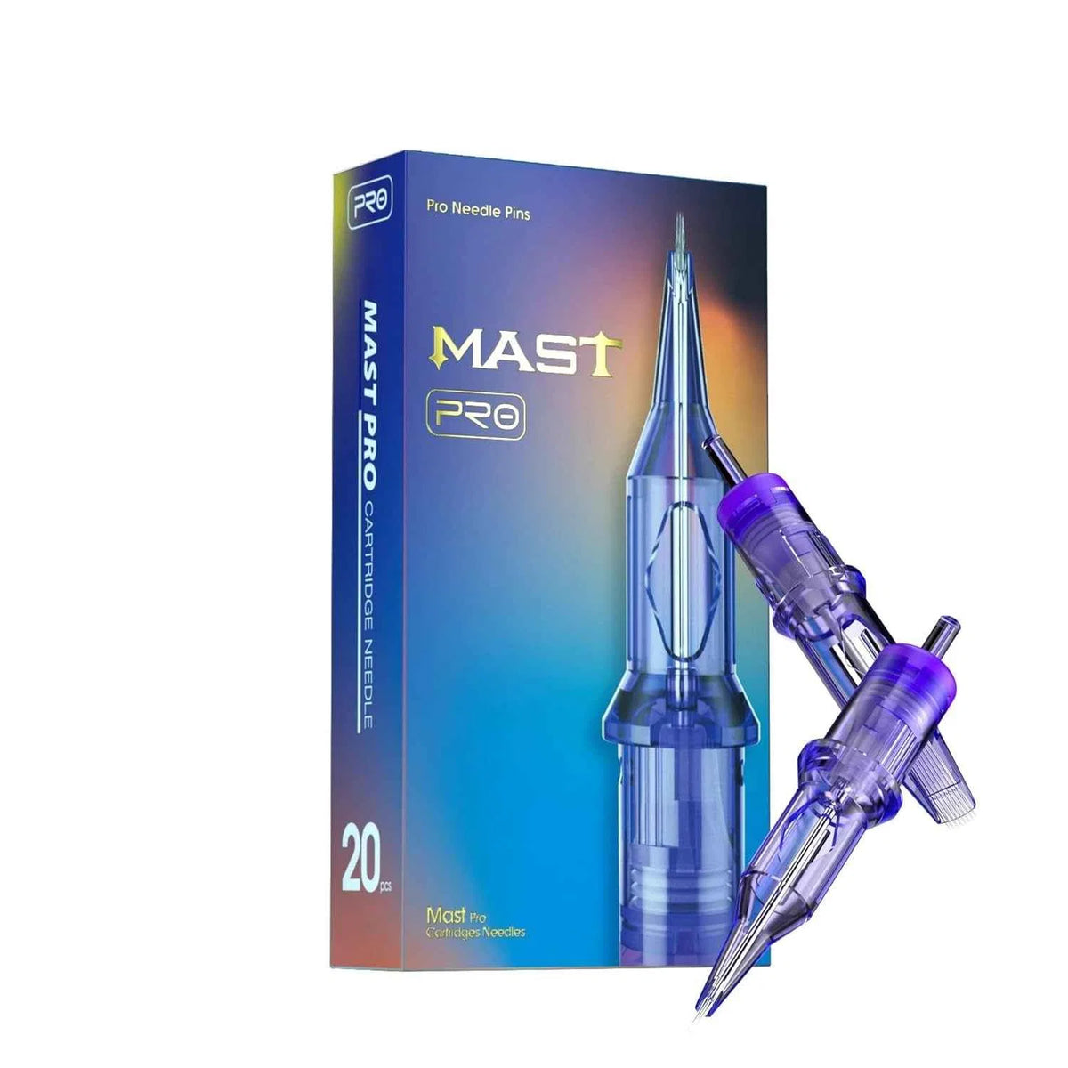 Mast Pro Tattoo Cartridge Needles 1005RL- 0.3MM Round Liner- Box of 20