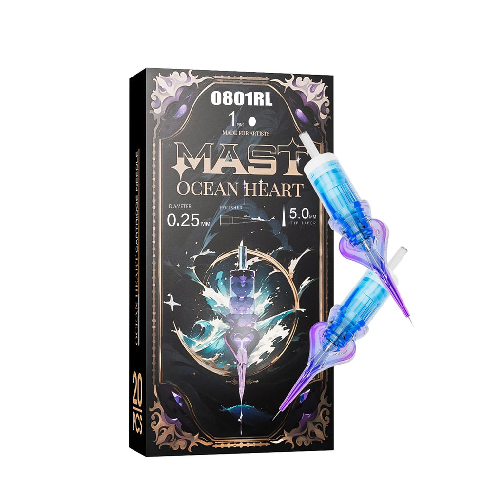 Mast Ocean Heart Tattoo Cartridges Box of 20Pcs