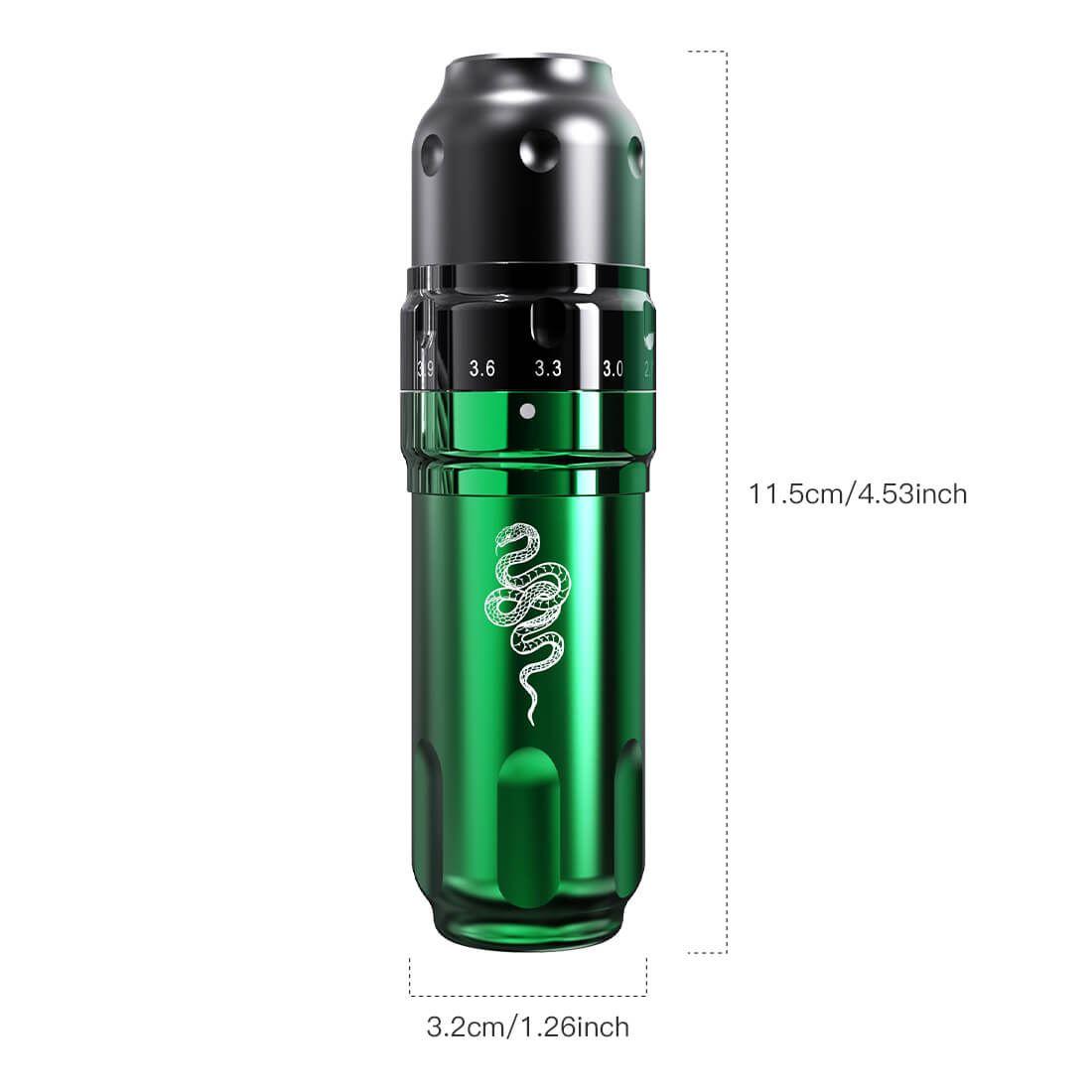 Dragonhawk Fold Pro Year of Snake Edition Wireless Tattoo Machine Pen – Professional Tattoo Kit
