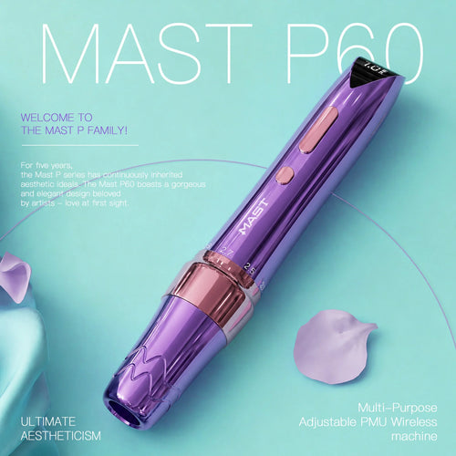 MAST P60 | WIRELESS PMU PEN MACHINE WITH 2.2MM–3.2MM ADJUSTABLE STROKES