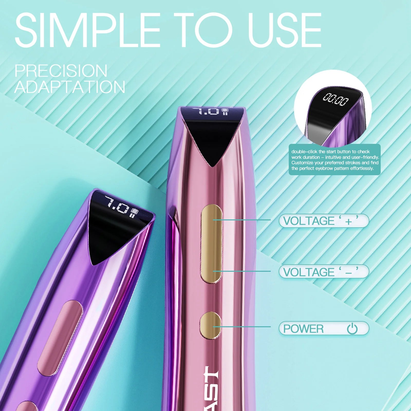 MAST P60 | WIRELESS PMU PEN MACHINE WITH 2.2MM–3.2MM ADJUSTABLE STROKES